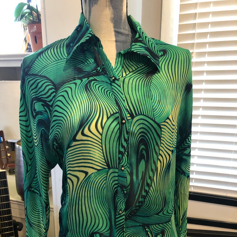 Roberto Cavalli Silk XL ladies shirt